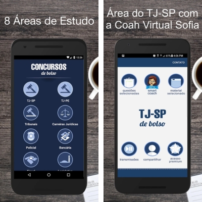 Transforme seus estudos com o app Concursos de Bolso