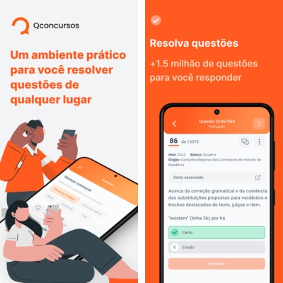 Prepare-se melhor com o app QConcursos 